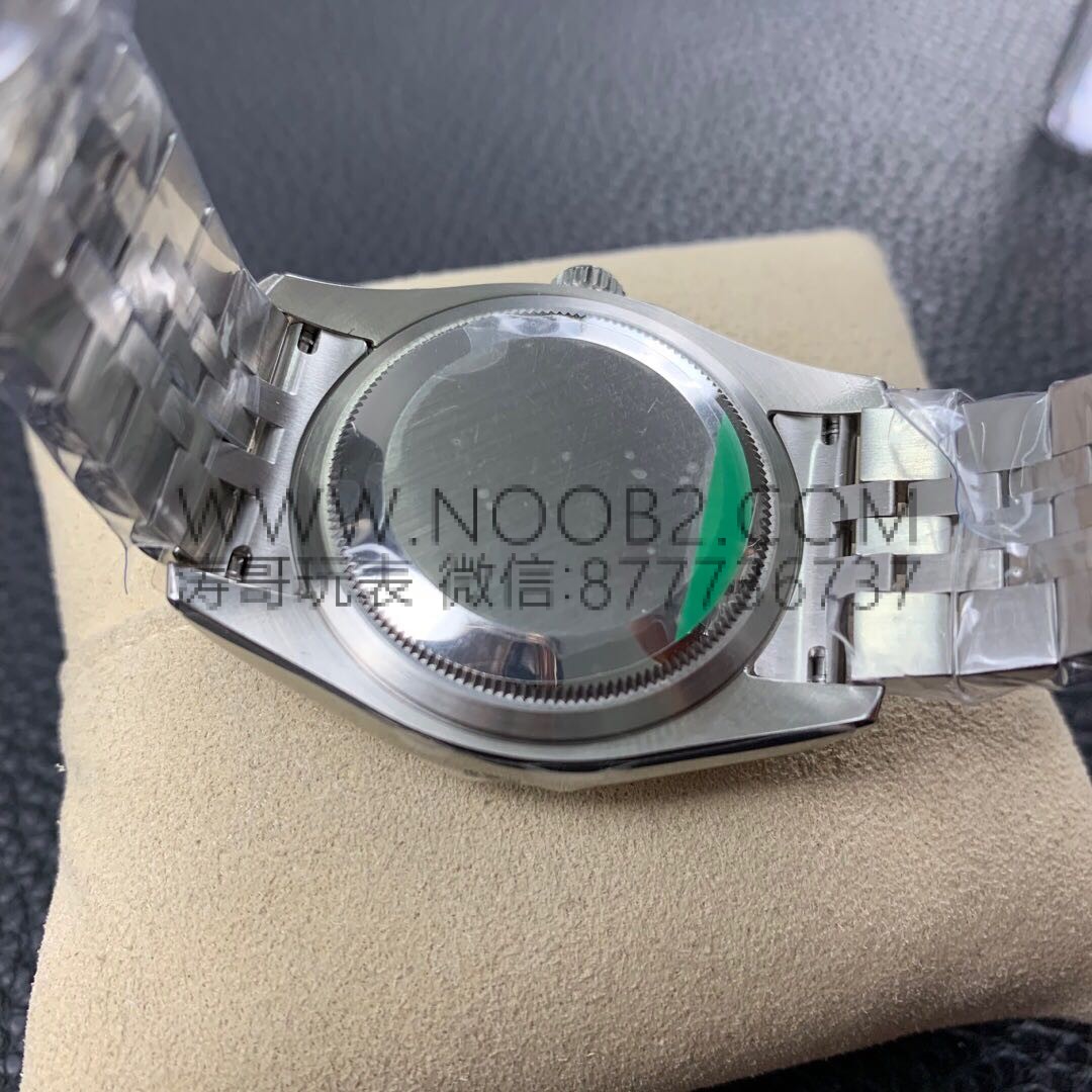 AR Factory V2 sürümü Rolex Datejust 36 mm 904 çelik dişli bezel replika saat incelemesi — 8. fotoğraf