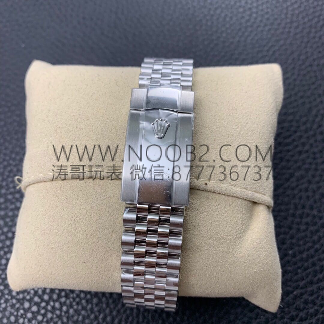 AR Factory V2 sürümü Rolex Datejust 36 mm 904 çelik dişli bezel replika saat incelemesi — 9. fotoğraf