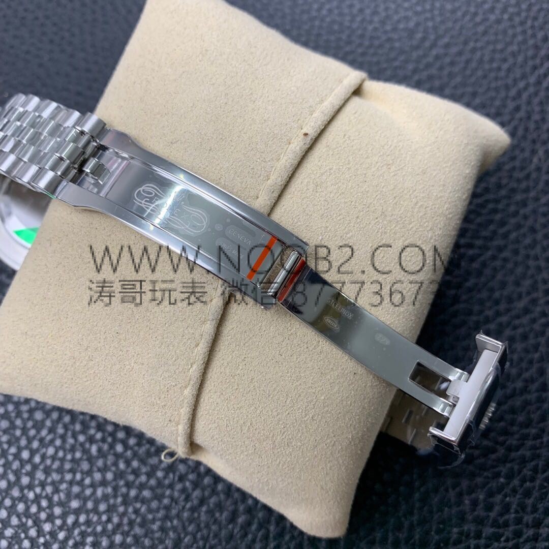 AR Factory V2 sürümü Rolex Datejust 36 mm 904 çelik dişli bezel replika saat incelemesi — 10. fotoğraf