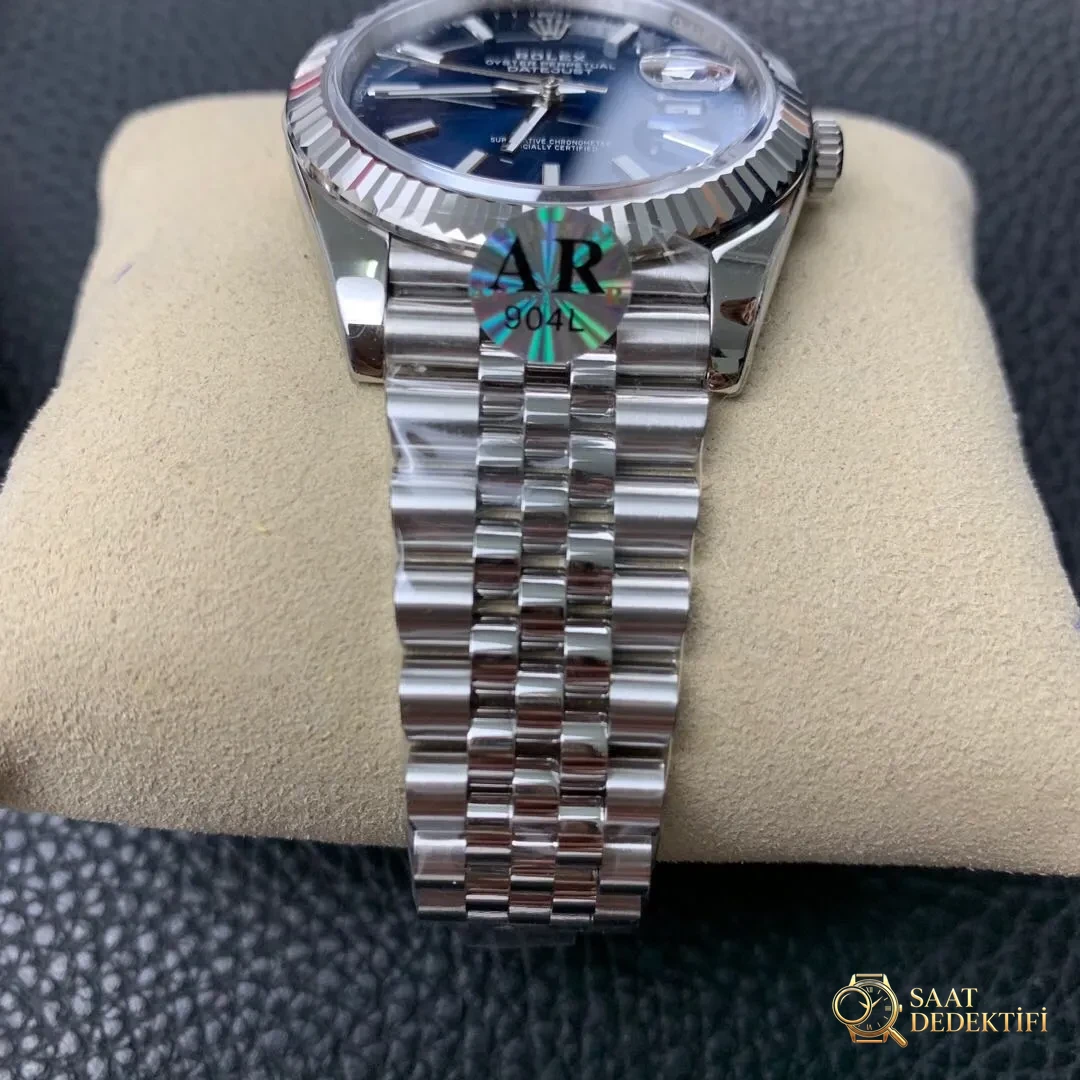 AR Factory V2 sürümü Rolex Datejust 36 mm 904 çelik dişli bezel replika saat incelemesi - Genel Açı ve Estetik Duruş