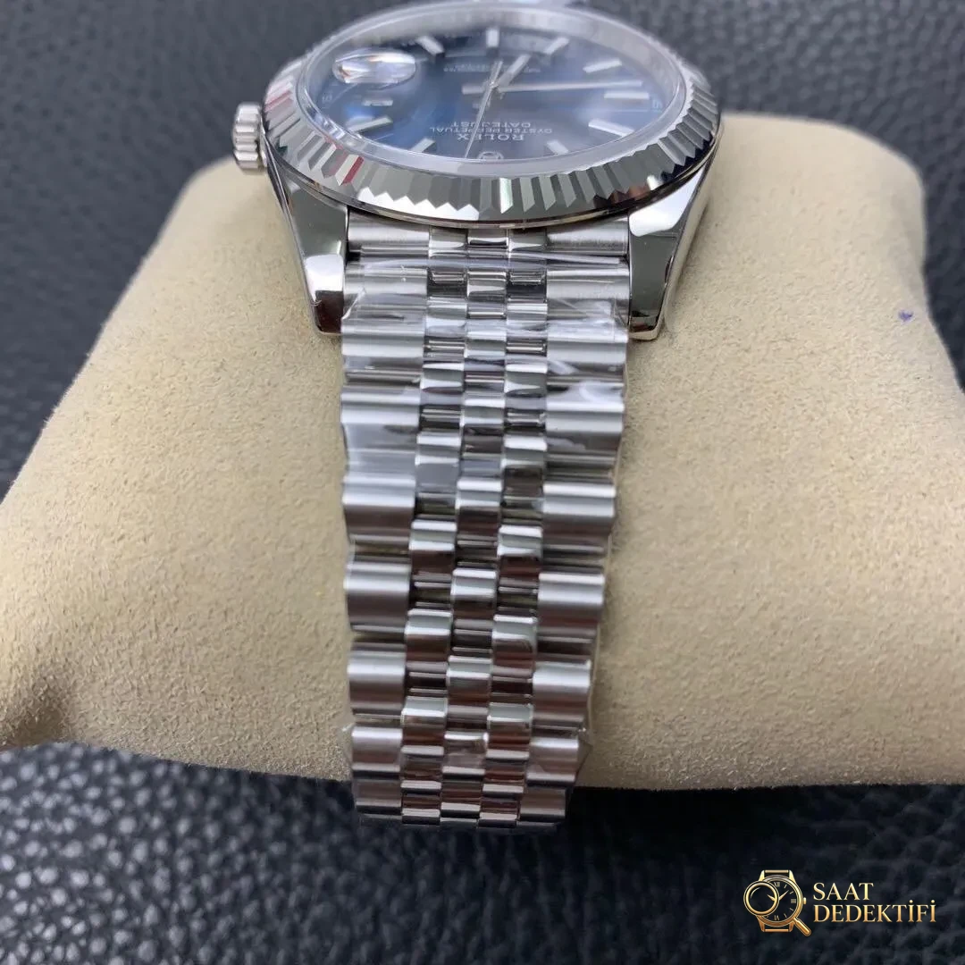 AR Factory V2 sürümü Rolex Datejust 36 mm 904 çelik dişli bezel replika saat incelemesi - Kasa Çeliği ve Polisaj Kalitesi