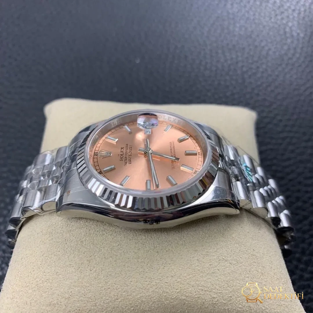 AR Factory V2 sürümü Rolex Datejust 36 mm 904 çelik dişli bezel replika saat incelemesi - Kadran İbreleri ve Saniye Akışı
