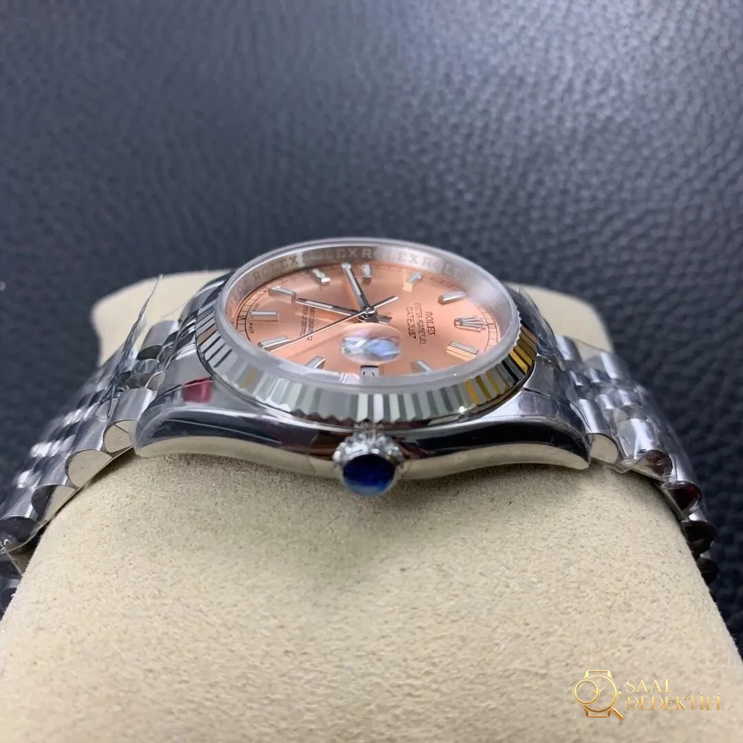 AR Factory V2 sürümü Rolex Datejust 36 mm 904 çelik dişli bezel replika saat incelemesi - Mekanizma Çark Dizilimi ve Taş Yatakları