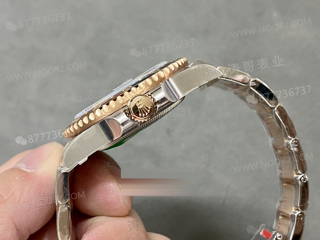 ARF Factory Rolex GMT İki Renkli Altın Root Beer Bezel Ağırlıklandırılmış Versiyon 176 Gram — 6. fotoğraf