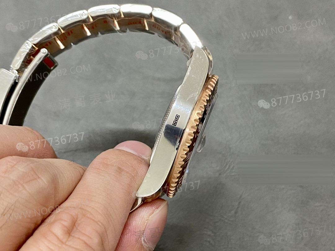 ARF Factory Rolex GMT İki Renkli Altın Root Beer Bezel Ağırlıklandırılmış Versiyon 176 Gram — 7. fotoğraf