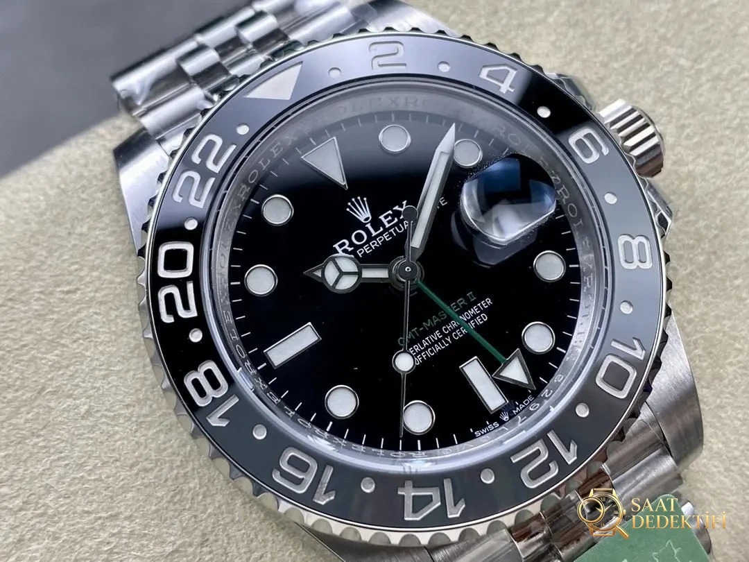 ARF Factory Rolex GMT-Master II 126710 yeşil akrepli, siyah-gri bezel: işçilik nasıl? - Bilezik, Toka ve Klips Mekanizması