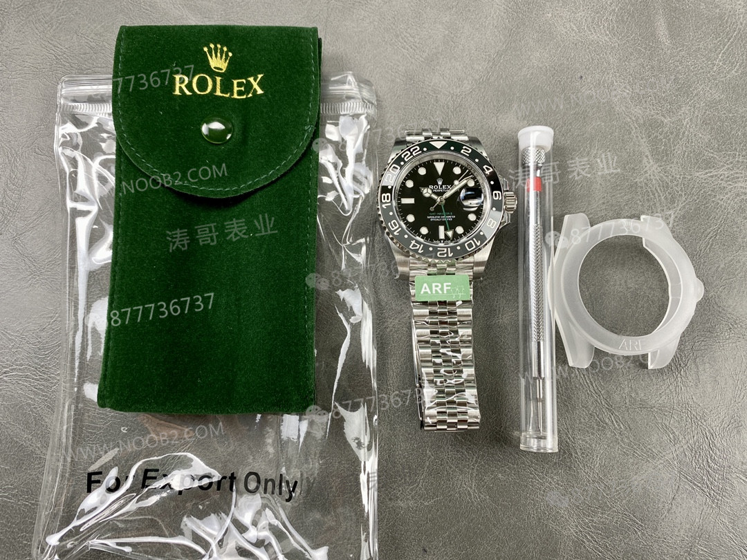 ARF Factory Rolex GMT-Master II 126710 yeşil akrepli, siyah-gri bezel: işçilik nasıl? — 10. fotoğraf