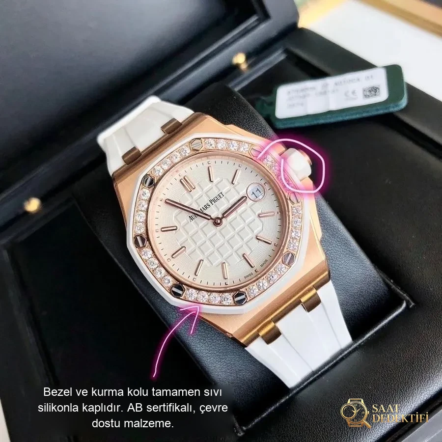 Audemars Piguet AP67540 Royal Oak Offshore 37 mm quartz women's watch review - Wrist Fit and Case Proportion