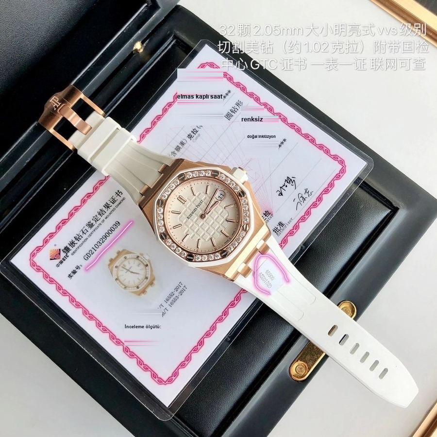 Audemars Piguet AP67540 Royal Oak Offshore 37 mm kuvars kadın saat incelemesi — 10. fotoğraf