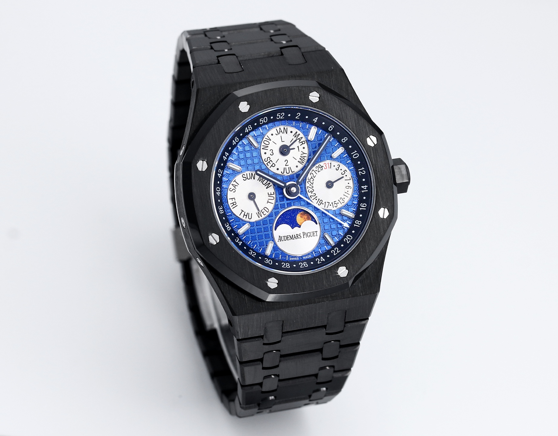 Audemars Piguet replikada yeni bir zirve: BBS Factory 2025 iddialı sunumuyla karşınızda — Royal Oak Perpetual Calendar V2 yükseltilmiş sürüm, replikanın zirvesini yeniden tanımlıyor! — 7. fotoğraf