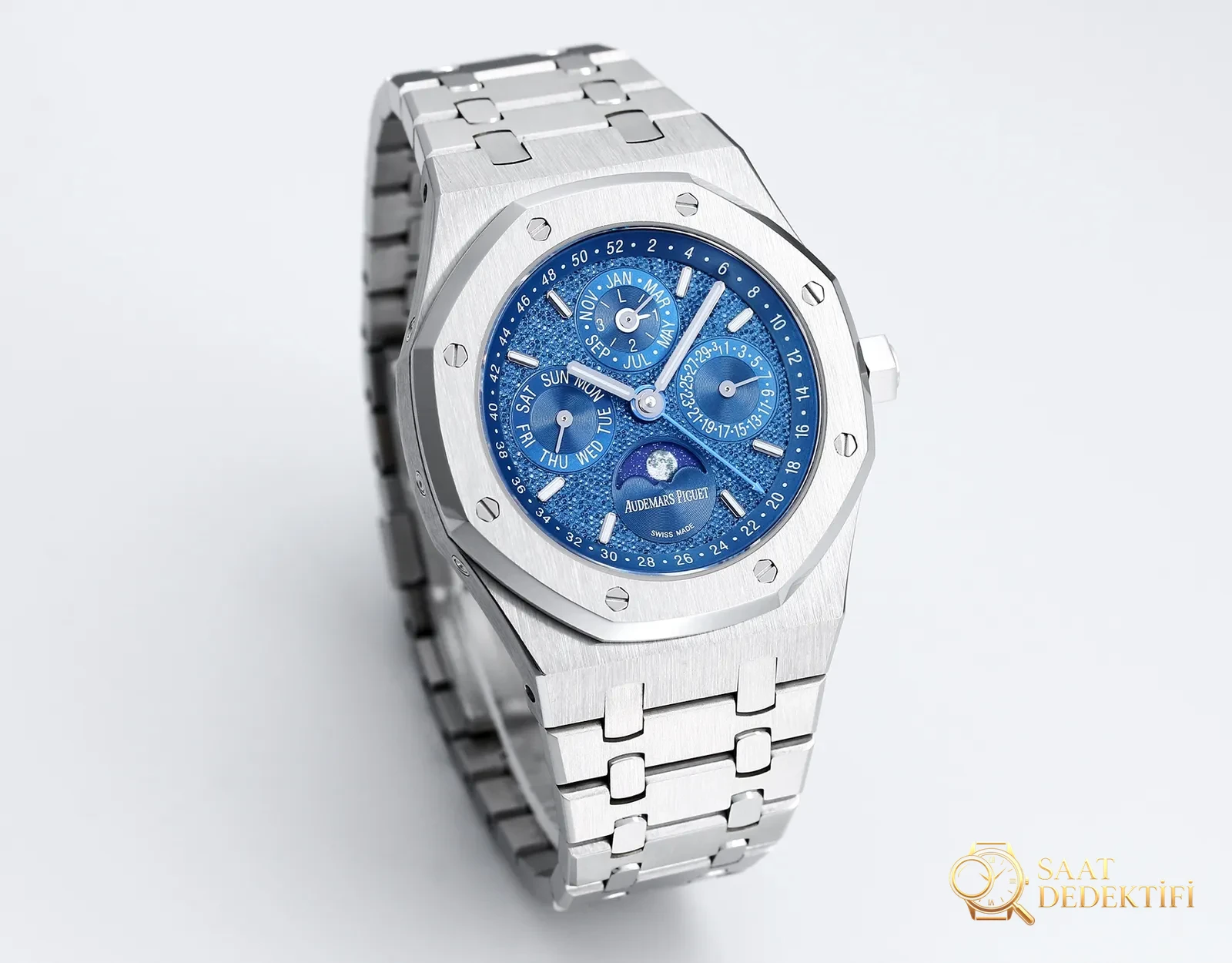 Audemars Piguet replikada yeni bir zirve: BBS Factory 2025 iddialı sunumuyla karşınızda — Royal Oak Perpetual Calendar V2 yükseltilmiş sürüm, replikanın zirvesini yeniden tanımlıyor! - Bilezik Bakla Ayrımı ve Pim Yapısı