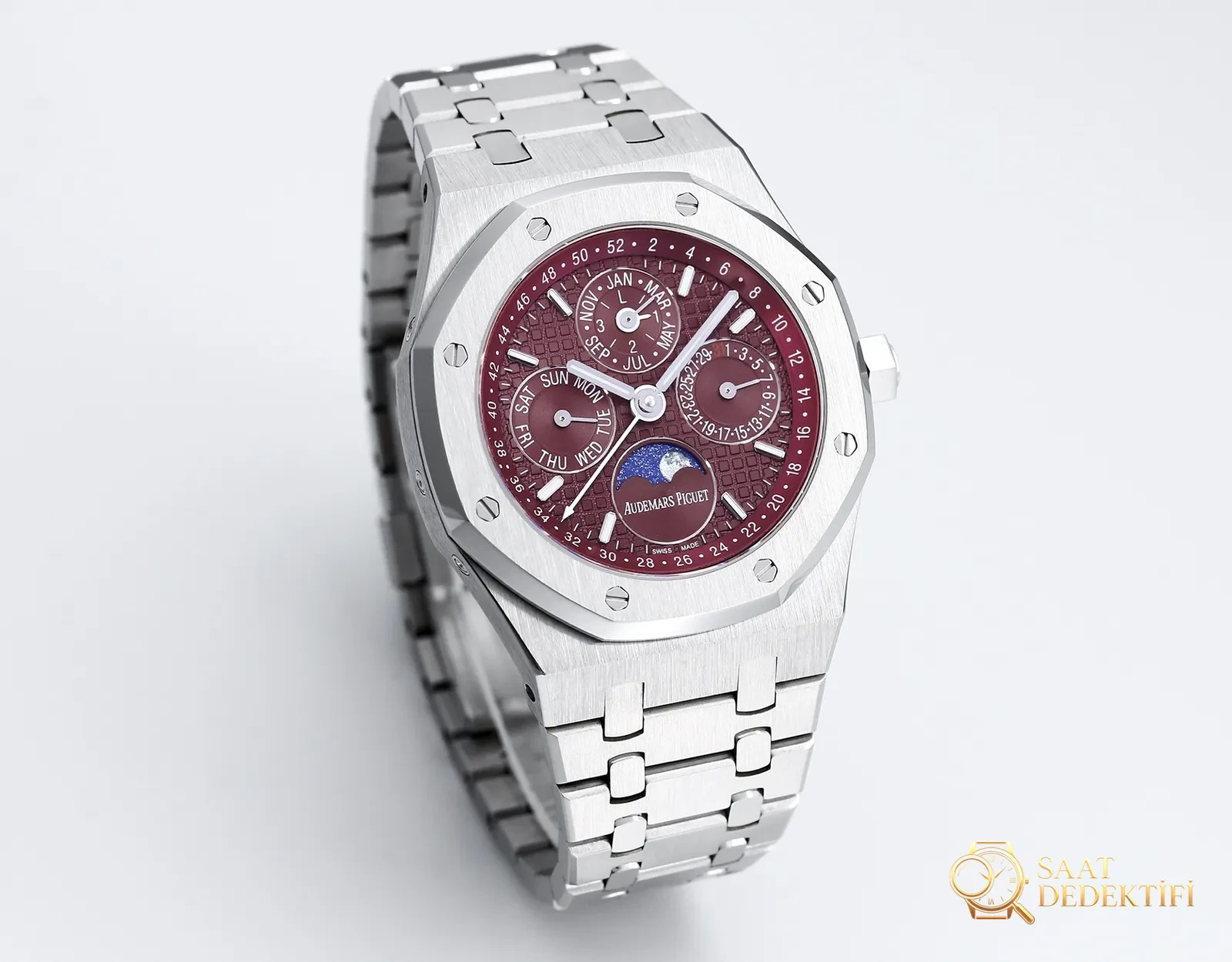 Audemars Piguet replikada yeni bir zirve: BBS Factory 2025 iddialı sunumuyla karşınızda — Royal Oak Perpetual Calendar V2 yükseltilmiş sürüm, replikanın zirvesini yeniden tanımlıyor! - Makro Mekanizma Köprüleri ve Cenevre Çizgileri