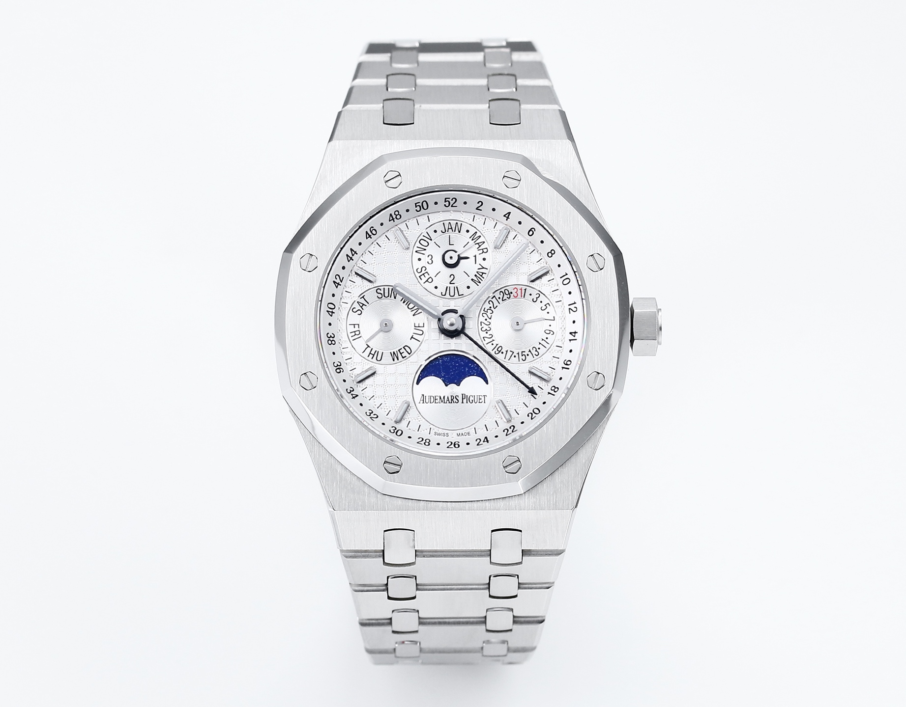 Audemars Piguet replikada yeni bir zirve: BBS Factory 2025 iddialı sunumuyla karşınızda — Royal Oak Perpetual Calendar V2 yükseltilmiş sürüm, replikanın zirvesini yeniden tanımlıyor! — 33. fotoğraf
