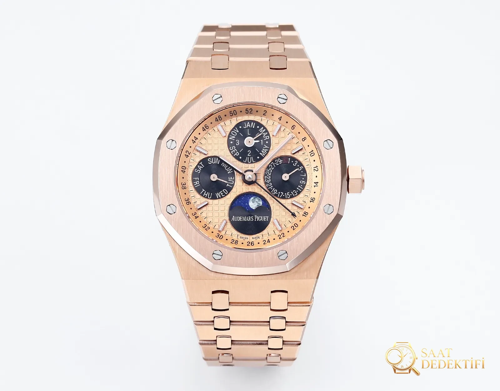 Audemars Piguet replikada yeni bir zirve: BBS Factory 2025 iddialı sunumuyla karşınızda — Royal Oak Perpetual Calendar V2 yükseltilmiş sürüm, replikanın zirvesini yeniden tanımlıyor! - Arka Kapak ve Mekanizma Detayı