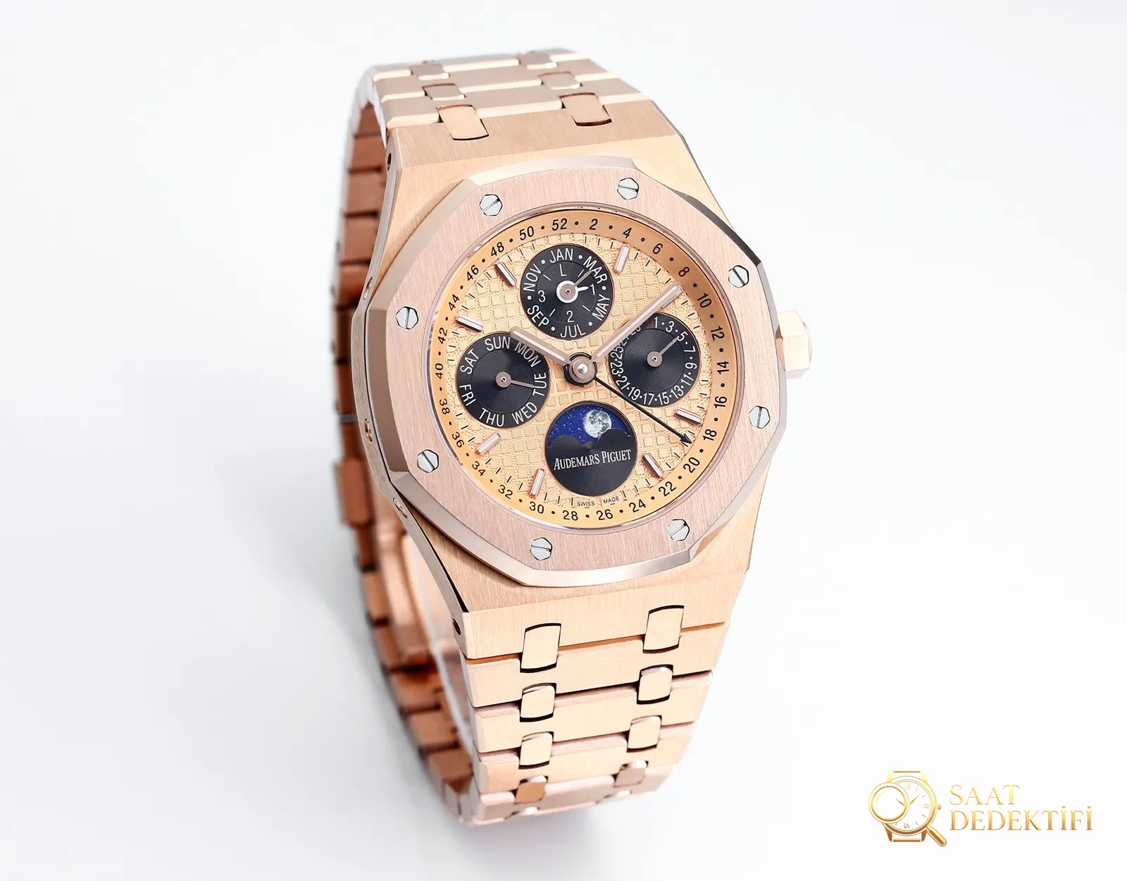 Audemars Piguet replikada yeni bir zirve: BBS Factory 2025 iddialı sunumuyla karşınızda — Royal Oak Perpetual Calendar V2 yükseltilmiş sürüm, replikanın zirvesini yeniden tanımlıyor! - Bilezik, Toka ve Klips Mekanizması
