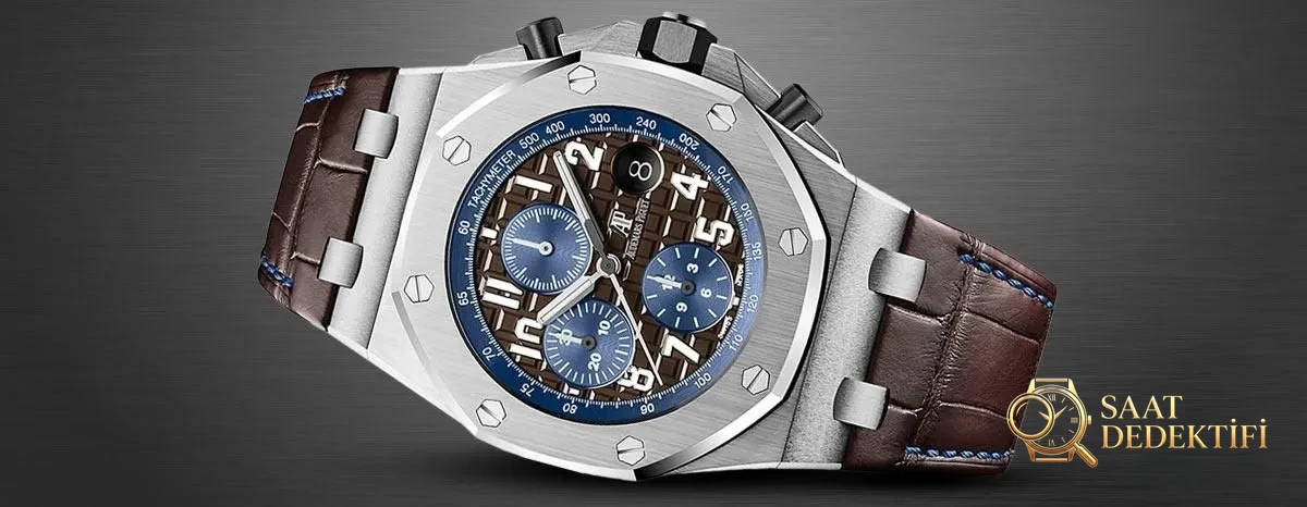 26470st.oo.a099cr.01 AP Royal Oak Offshore Kronograf 42mm Havana