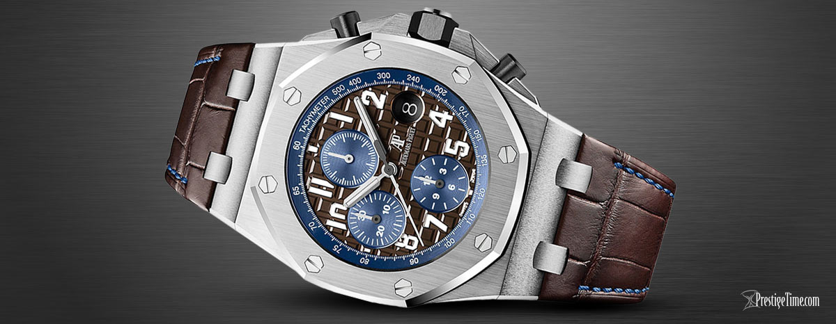 26470st.oo.a099cr.01 AP Royal Oak Offshore Kronograf 42mm Havana