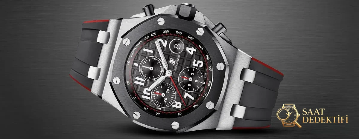 26470so.oo.a002ca.01 AP Royal Oak Offshore Kronograf 42mm Siyah Kauçuk Kayış