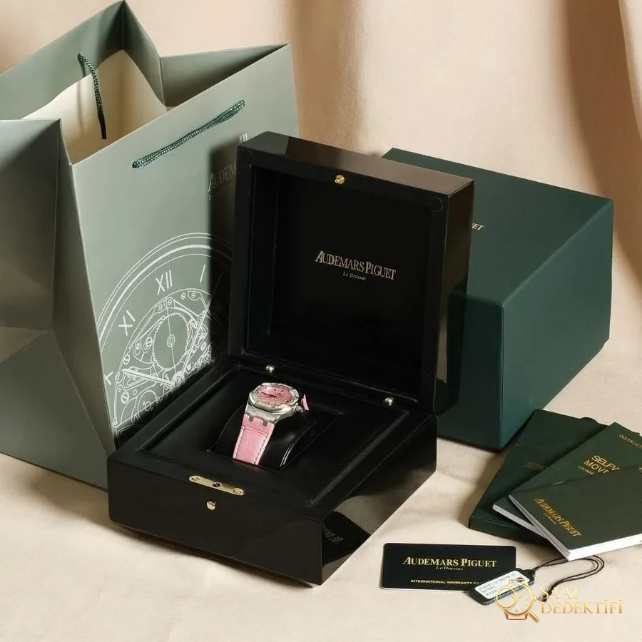 Audemars Piguet Royal Oak Ref. 67601 kuvars kadın saati (Pembe) - Tanrıçanıza