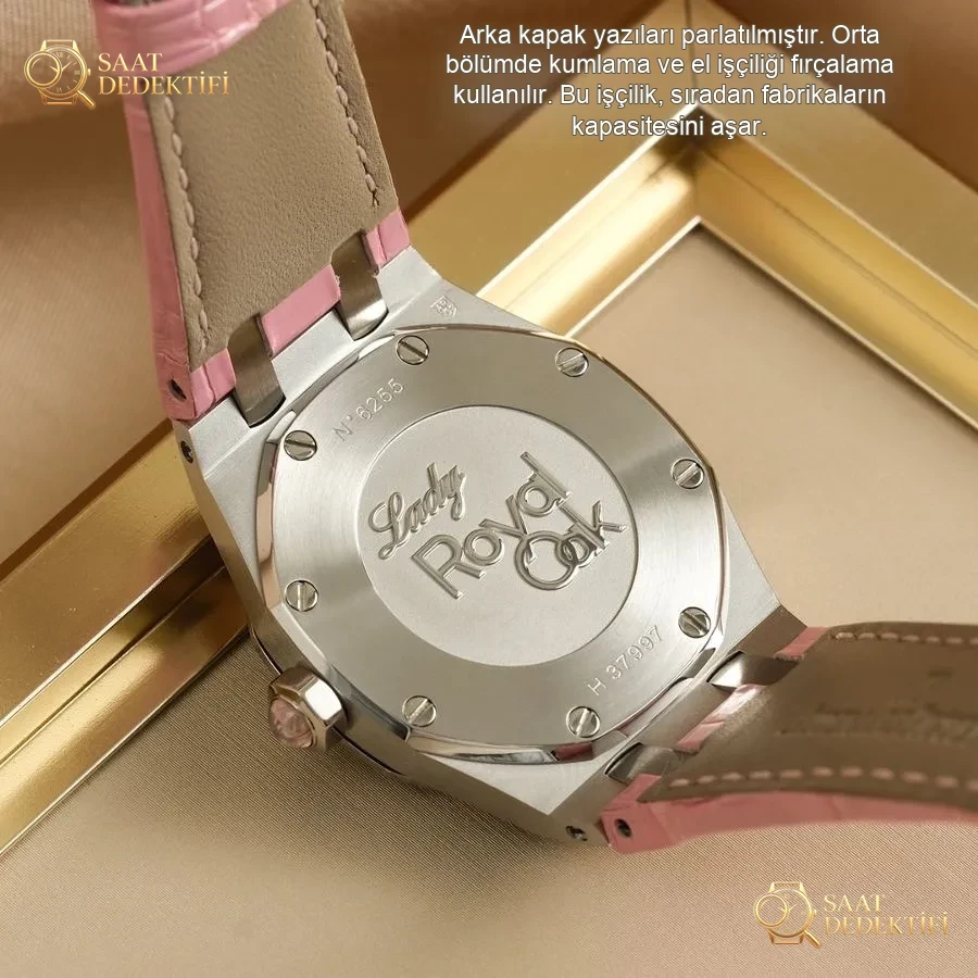 Audemars Piguet Royal Oak Ref. 67601 kuvars kadın saati (Pembe) - Tanrıçanıza