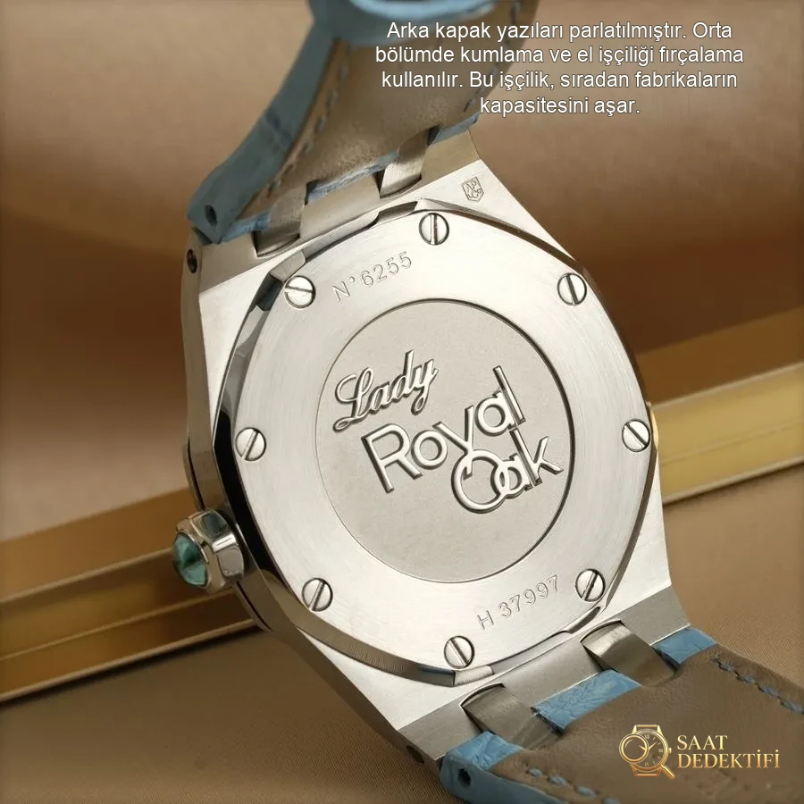 Audemars Piguet Royal Oak serisi model 67601 kuvars kol saati (mavi) - İlahınıza