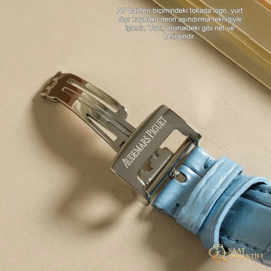 Audemars Piguet Royal Oak serisi model 67601 kuvars kol saati (mavi) - İlahınıza