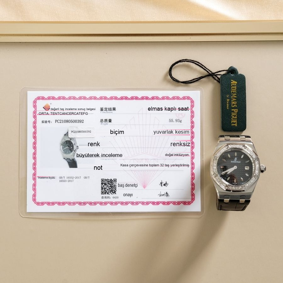 Audemars Piguet Royal Oak serisi model 67601 kuvars kol saati (siyah) - tanrıçaya "Sevgililer Günü" hediyesi — 11. fotoğraf
