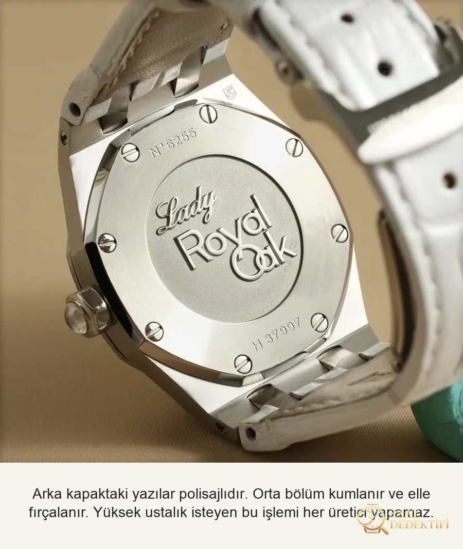 Audemars Piguet Royal Oak serisi model 67601 kuvars saat (beyaz) - tanrıçanıza 