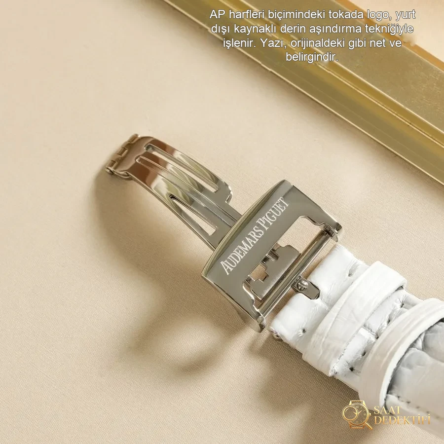Audemars Piguet Royal Oak serisi model 67601 kuvars saat (beyaz) - tanrıçanıza 