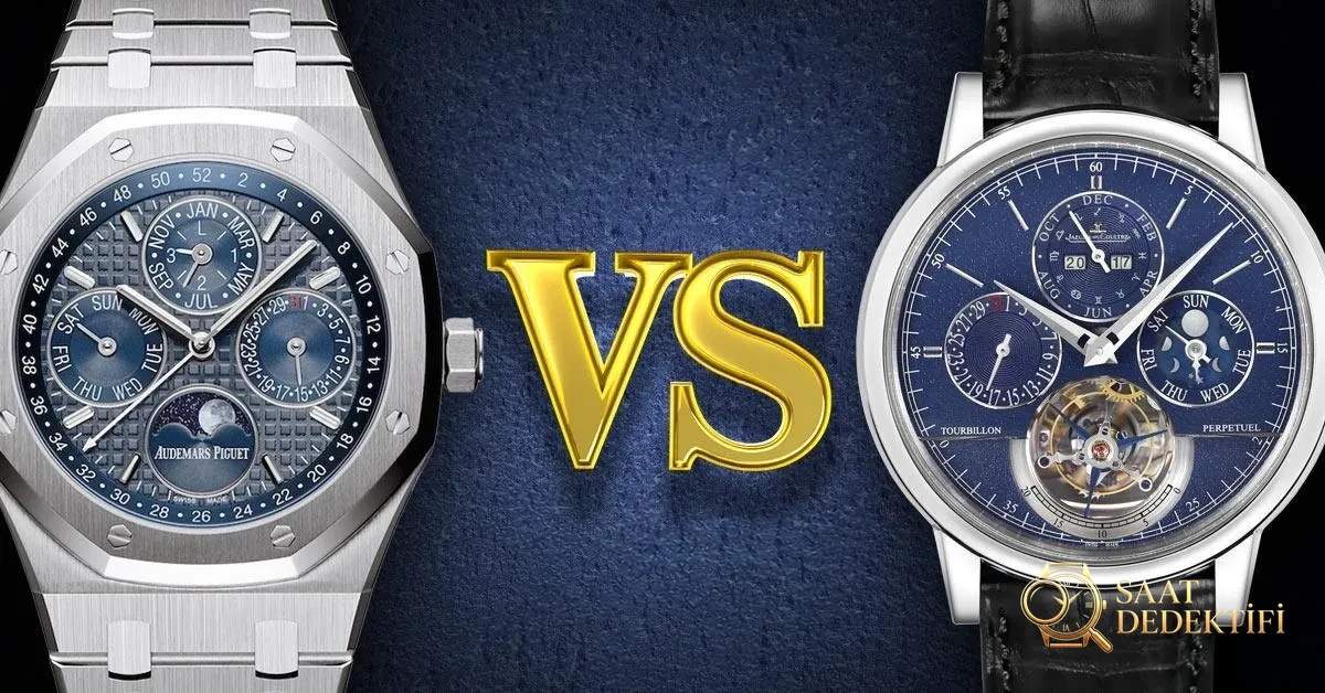 Audemars Piguet vs Jaeger Lecoultre Karşılaştırması - Ön Görünüm ve Kasa Tasarımı