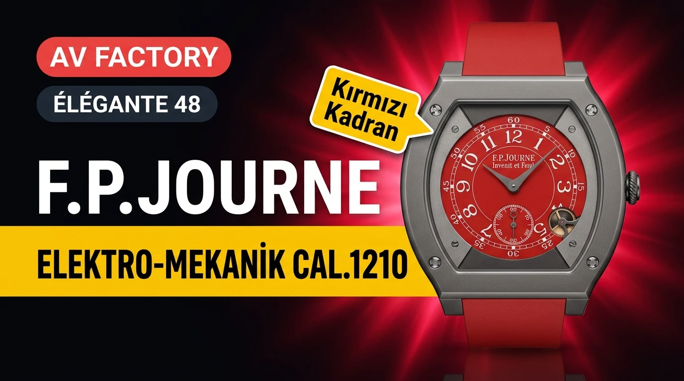 AV Factory F.P. Journe Élégante 48mm Kırmızı Kadran İncelemesi