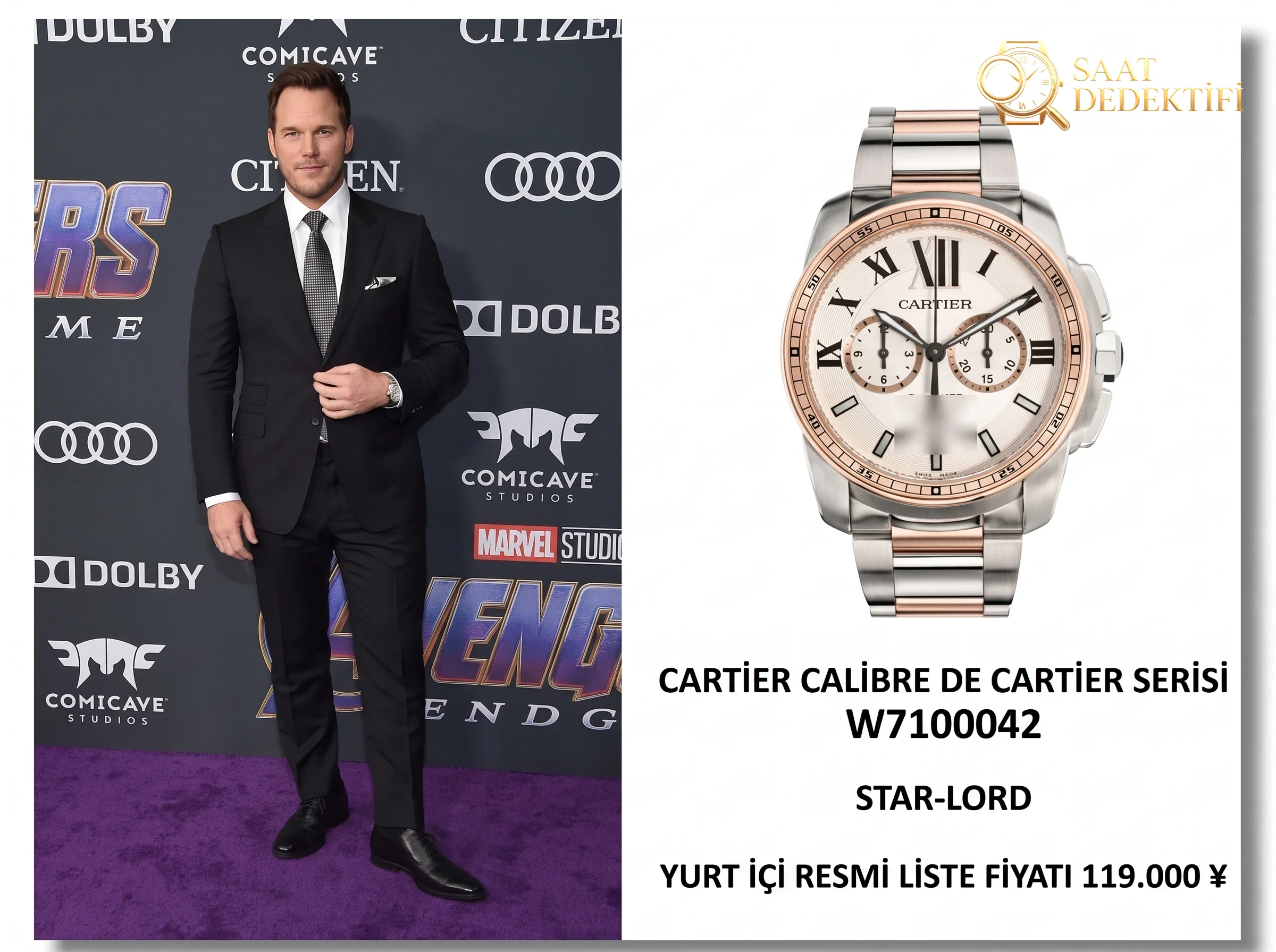 Avengers: Endgame oyuncularının kollarında hangi saatler vardı? - Kasa Çeliği ve Polisaj Kalitesi