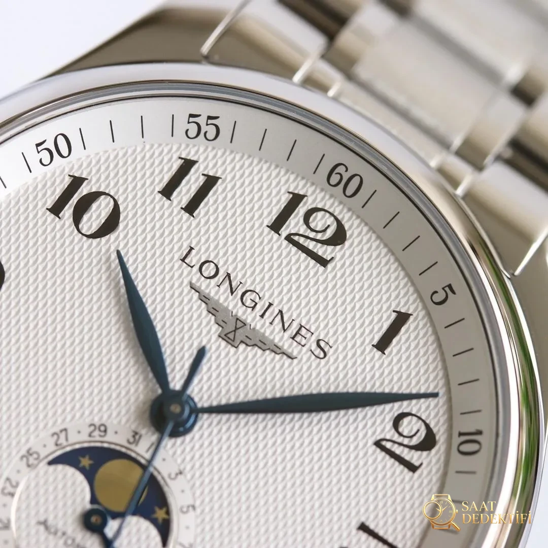 Ayda bir tam tur: GF Factory Longines Master Collection Ay Evreli 40 mm üzerine sohbet - Klips Kilidi ve Lazer Damgalar