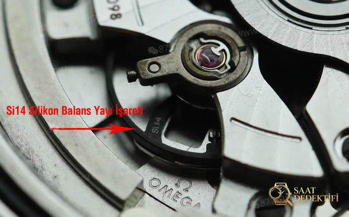 Ayrıntılı inceleme: VS Factory Omega Seamaster 300 replika 8800 mekanizması, çift T darbe emici ve orijinalden farkları - Mekanizma Çark Dizilimi ve Taş Yatakları