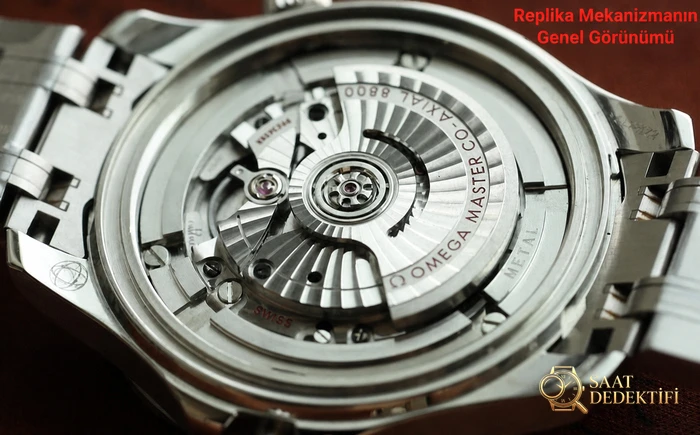 Ayrıntılı inceleme: VS Factory Omega Seamaster 300 replika 8800 mekanizması, çift T darbe emici ve orijinalden farkları - Kordon Dokusu ve Dikiş Detayları