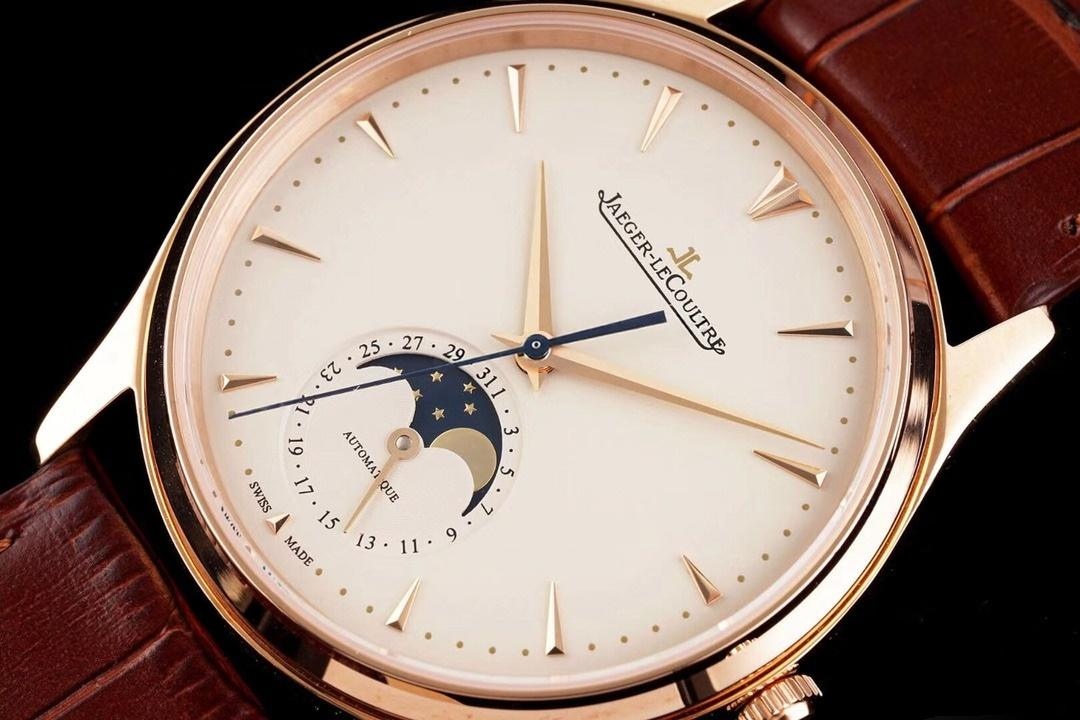 AZ Factory Jaeger-LeCoultre ay evreli Master q1362520 roze altın beyaz kadran — 2. fotoğraf