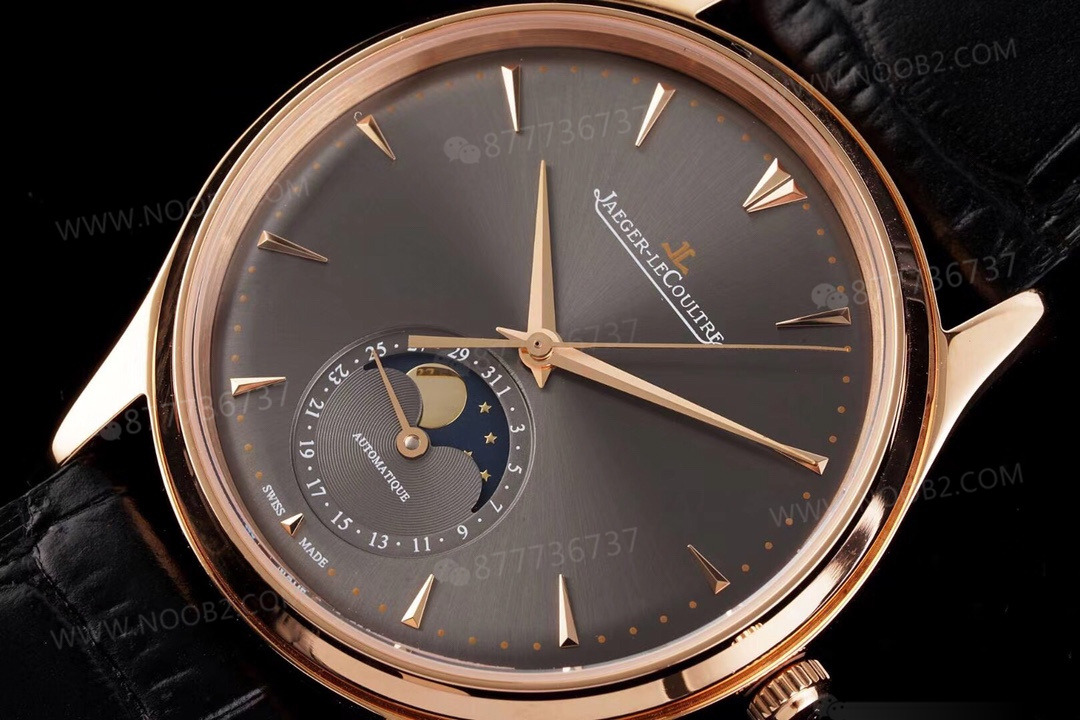 AZ Factory Jaeger-LeCoultre Master Moon Phase 136255J rose gold gri kadran — 2. fotoğraf