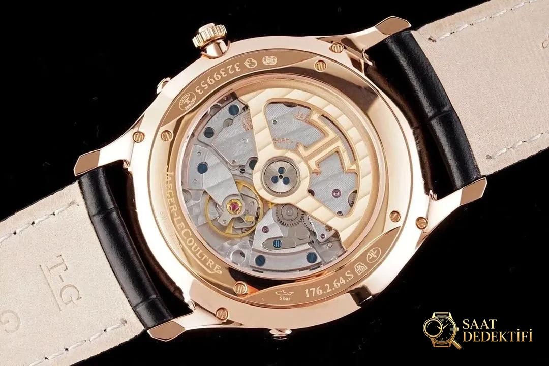 AZ Factory Jaeger-LeCoultre Master Moon Phase 136255J roségoldenes graues Zifferblatt – Clipverschluss und Laserstempel