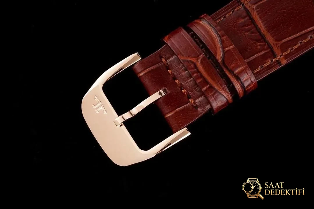 AZ Factory Jaeger-LeCoultre Master Moon Phase 136255J roségoldenes graues Zifferblatt – Phosphor- und Super-LumiNova-Nachtansicht