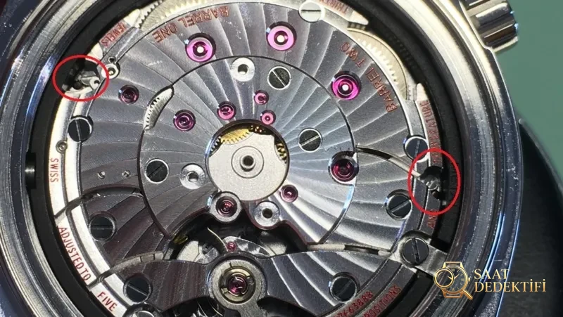 Baştan sona söküm: VS Factory üretimi Omega 8500 entegre mekanizmasının replika versiyonu nasıl? - Yan Profil ve Kordon Bağlantısı