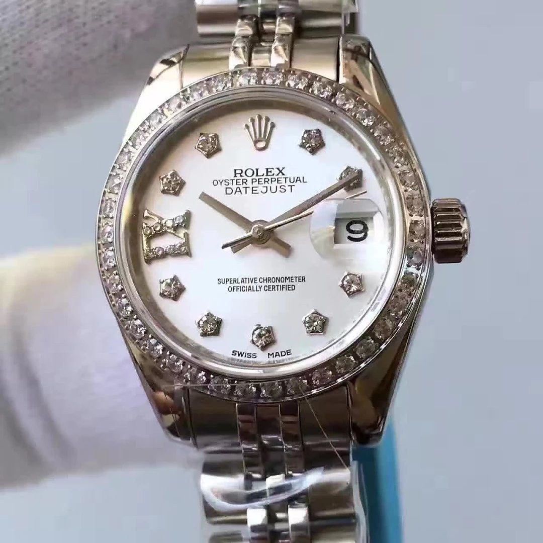 33mm Rolex Datejust MOP Beyaz