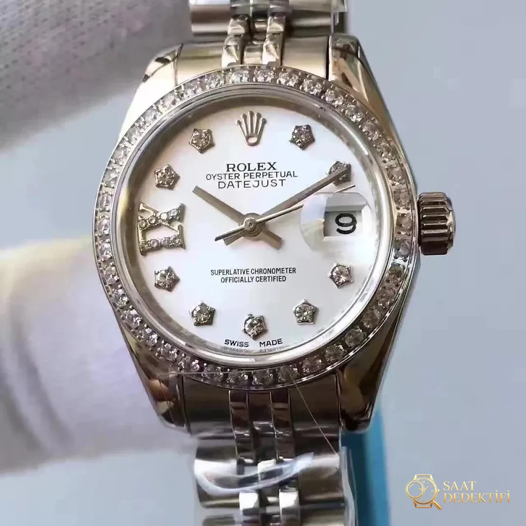 33mm Rolex Datejust MOP White