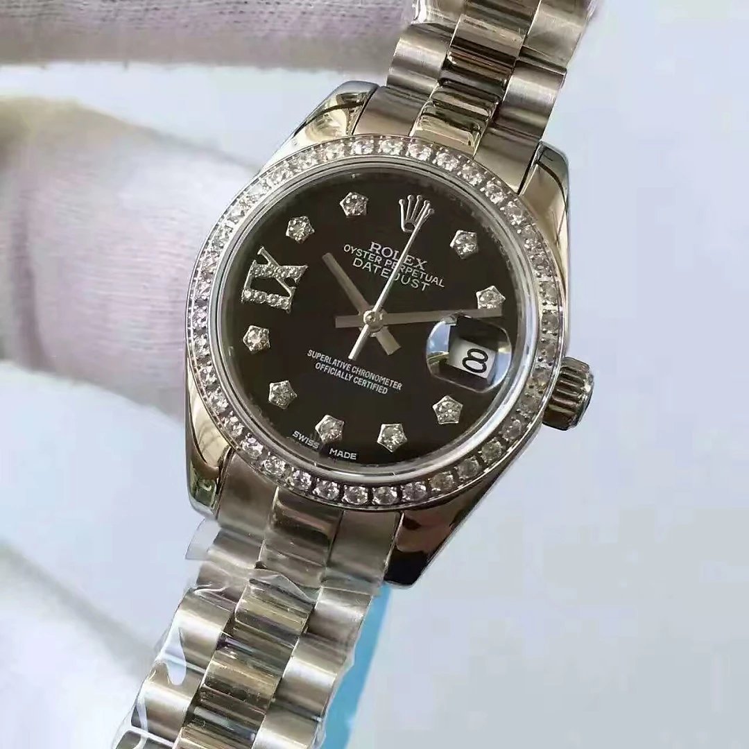 Replika Rolex Lady Datejust 33mm Pırlanta Saat