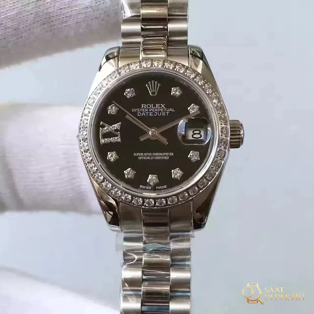 Rolex Lady Datejust 33mm Black Dial
