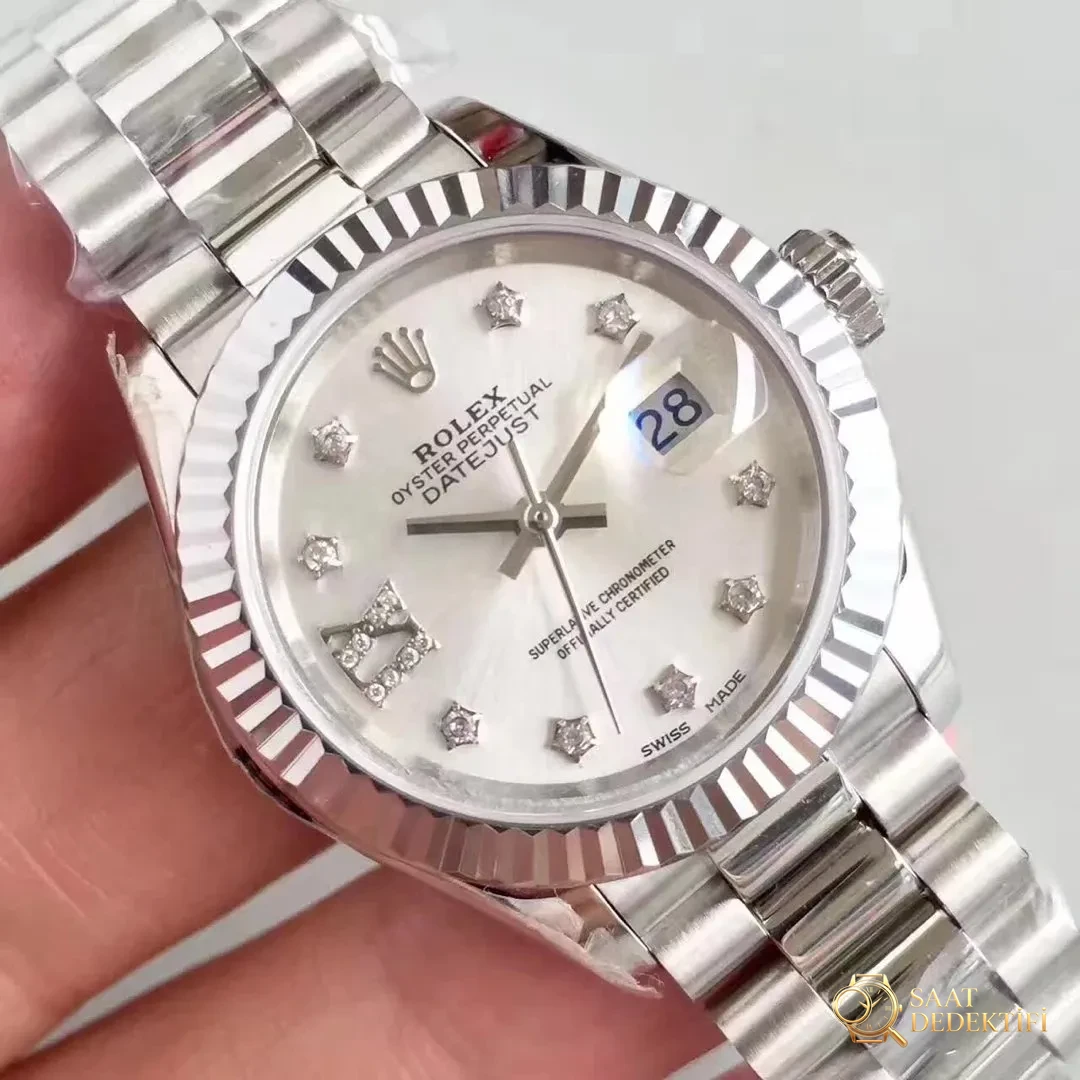 Rolex Datejust 28mm MOP White Dial