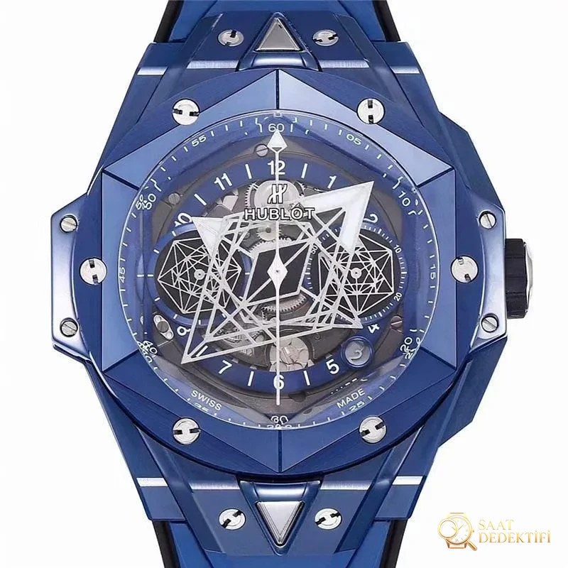 BBF Factory Hublot Tattoo 2. Nesil seramik kol saati incelemesi - Kasa Profili ve Kurma Kolu İncelemesi