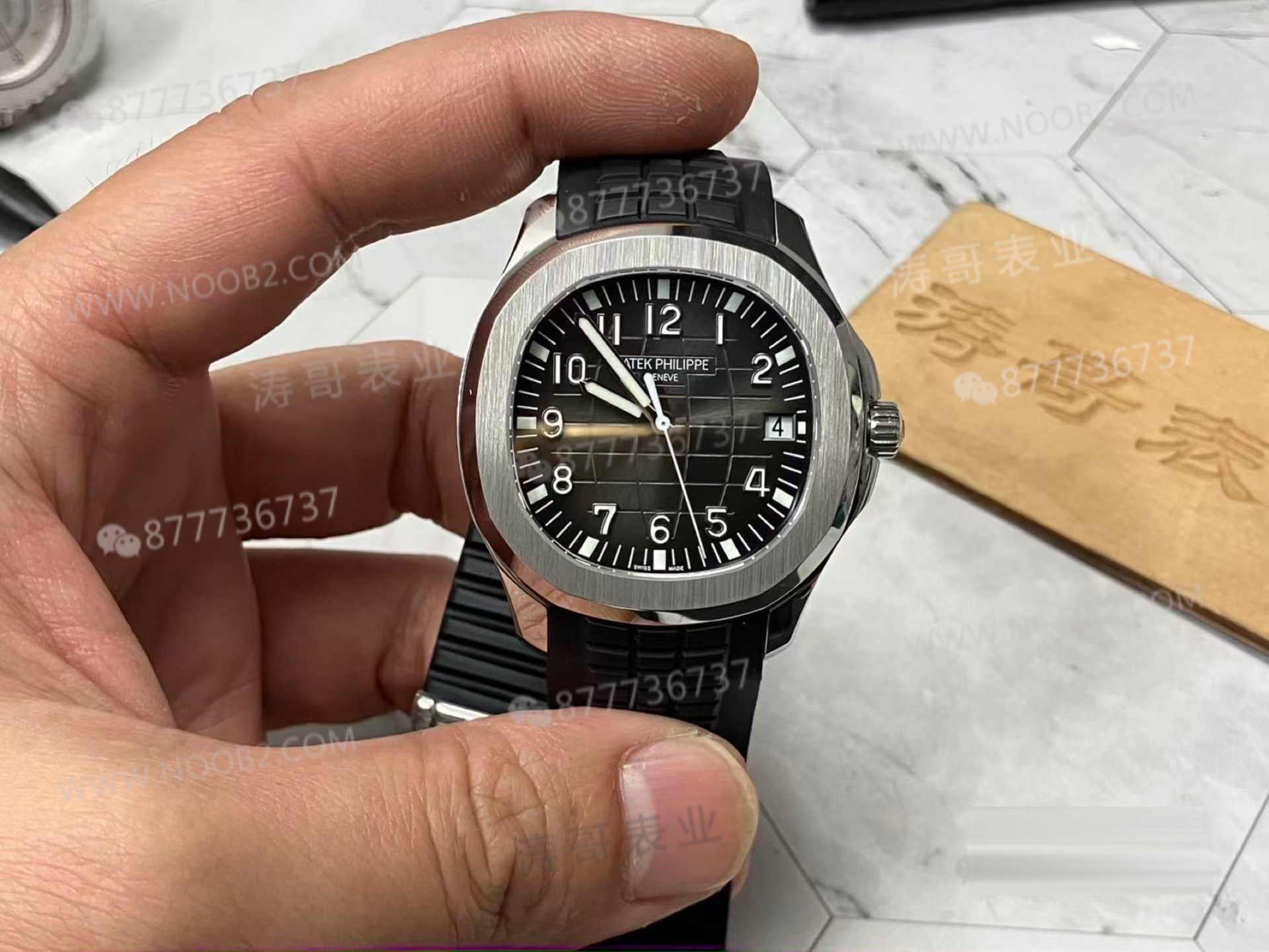BBF Factory Patek Philippe 5167A siyah Aquanaut, tek parça 324 mekanizması ve SW kadranıyla tam modifiye: 3K Factory'i alt eder mi? — 1. fotoğraf