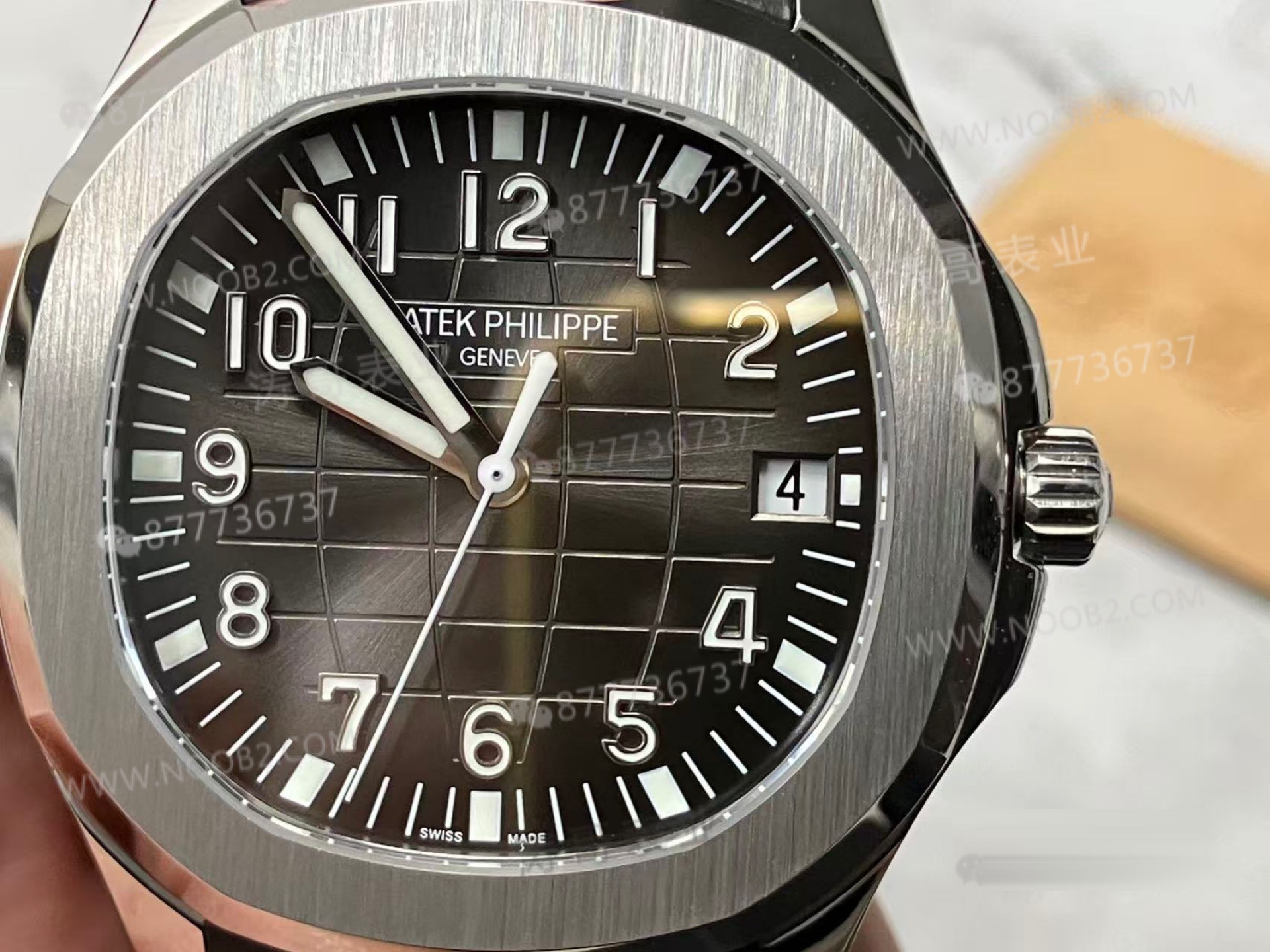 BBF Factory Patek Philippe 5167A siyah Aquanaut, tek parça 324 mekanizması ve SW kadranıyla tam modifiye: 3K Factory'i alt eder mi? — 4. fotoğraf