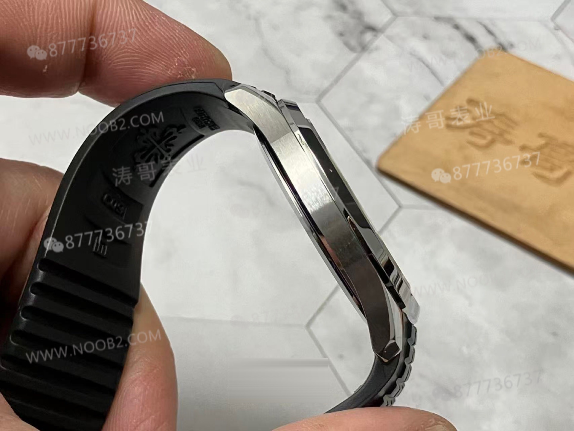 BBF Factory Patek Philippe 5167A siyah Aquanaut, tek parça 324 mekanizması ve SW kadranıyla tam modifiye: 3K Factory'i alt eder mi? — 13. fotoğraf