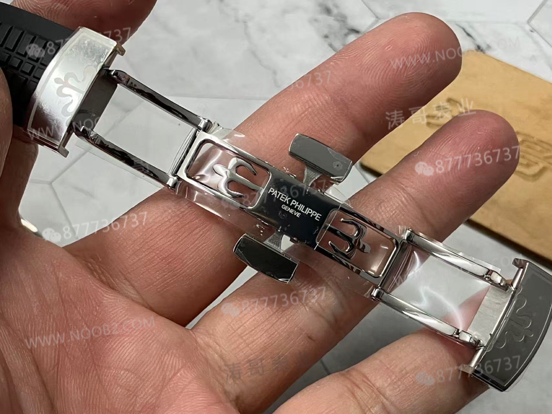 BBF Factory Patek Philippe 5167A siyah Aquanaut, tek parça 324 mekanizması ve SW kadranıyla tam modifiye: 3K Factory'i alt eder mi? — 16. fotoğraf